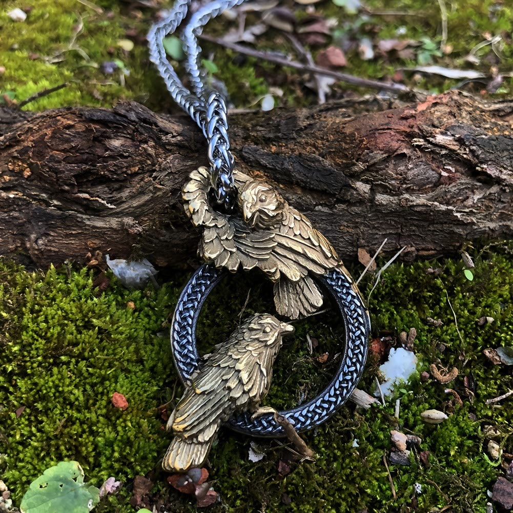 Chain of Divine Ravens Necklace