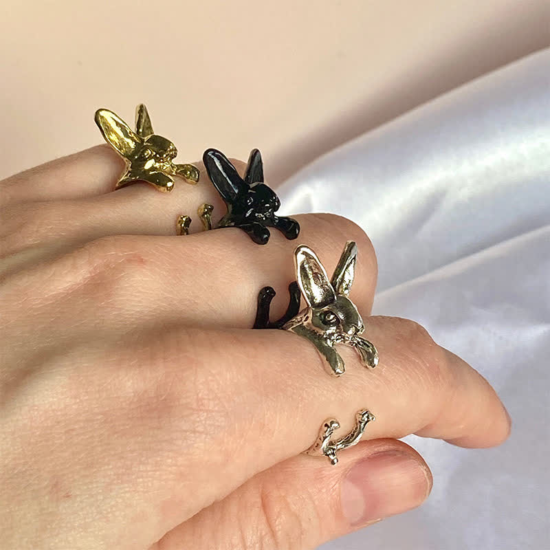 Cute Peter Rabbit Bunny Animal Ring