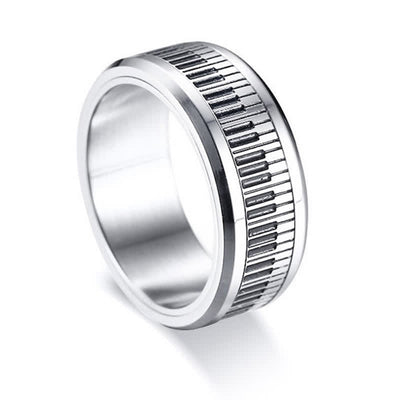 Spinner Music Piano Keyboard Ring