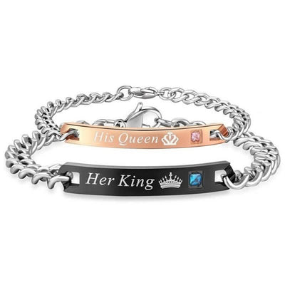 Men's Her King His Queen Bracelet