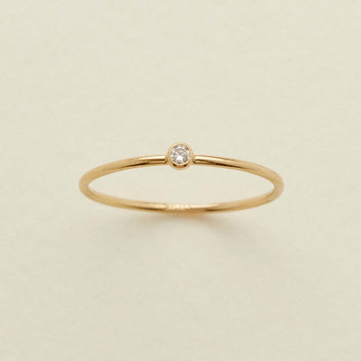 Olivenorma Birthstone 12 Month Birth Slim Ring