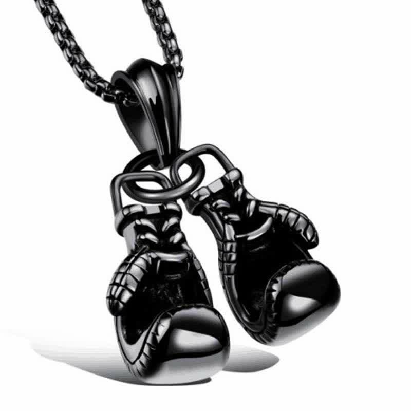 FREE Today:  Be Brave - Boxing Gloves Necklace