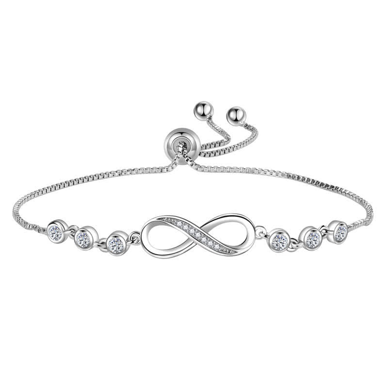 Women's Adjustable Infinite Love Bracelet
