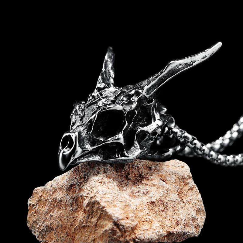 FREE Today: Dragon Spirit - Draconic Skeleton Necklace