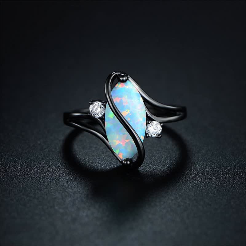 Women's Oval-Cut Opal S Ring - image 3