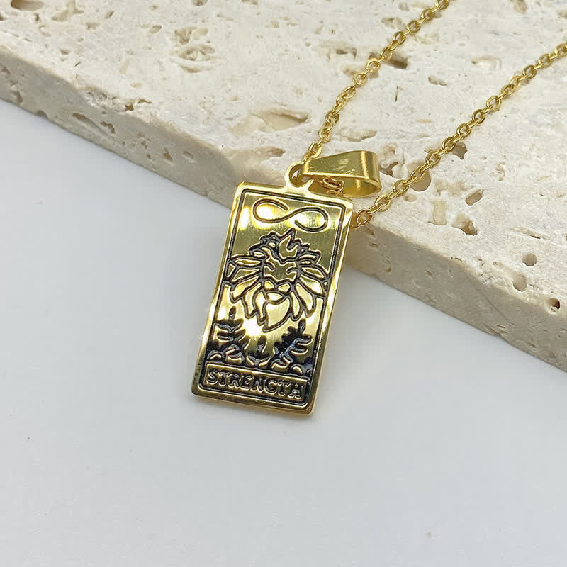 Olivenorma Vintage Tarot Card Fortune Necklace