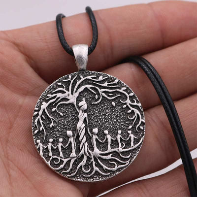 Mom & 4 Child 'Tree of Life' Pendant Necklace