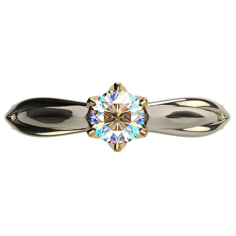 Women's Twilight Mossan Solitaire Ring