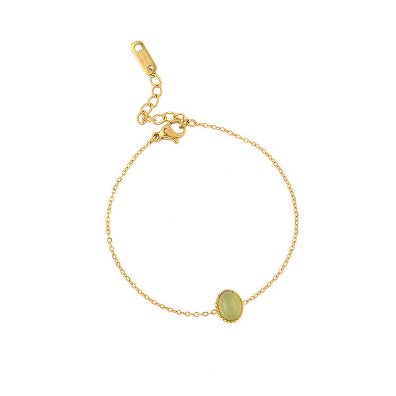 Natural Turquoise Stone Gemstone Bracelet