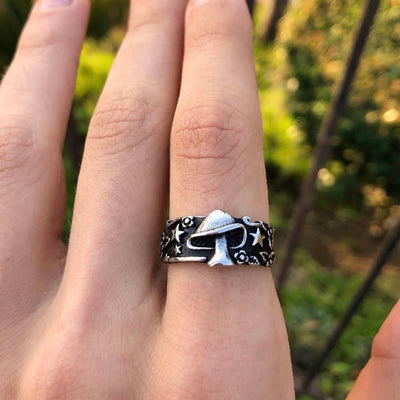 Creative  Retro Mushroom Ring