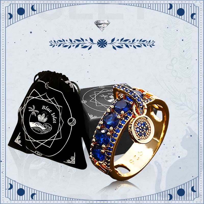 Limited Sale - Creative Disc Inlaid Zircon Ring