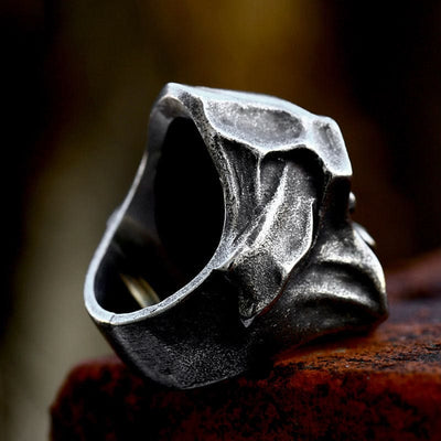 Men's Punk Death Skull Ring