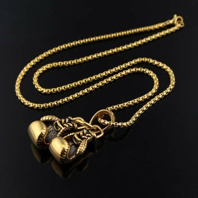 FREE Today:  Be Brave - Boxing Gloves Necklace