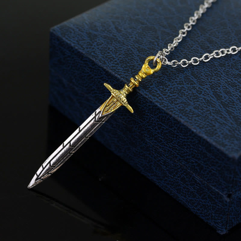 Movie Retro Sword Creative Necklace