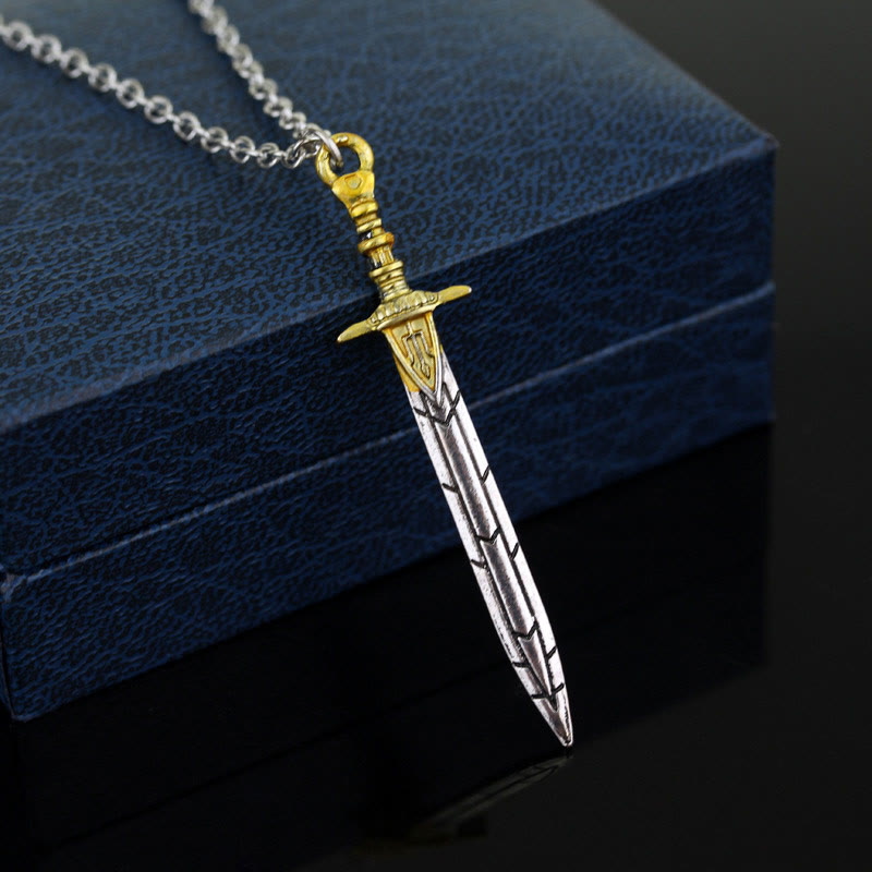 Movie Retro Sword Creative Necklace