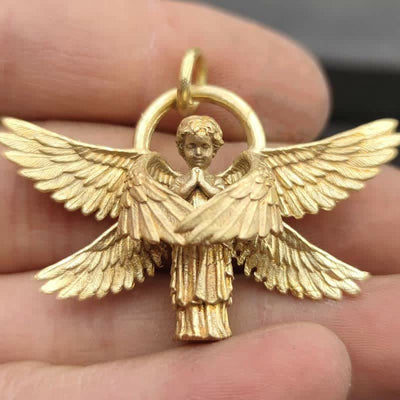 FREE Today: Guardian Angel - Seraphim Angel Wings Necklace