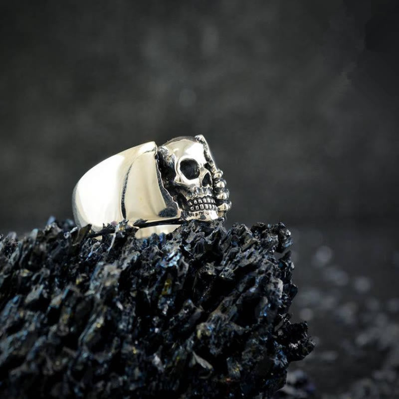 Men's Punk Retro Skull Ring