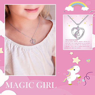 FREE Today: "You Are Magical" - Unicorn Princess Earrings and Necklace