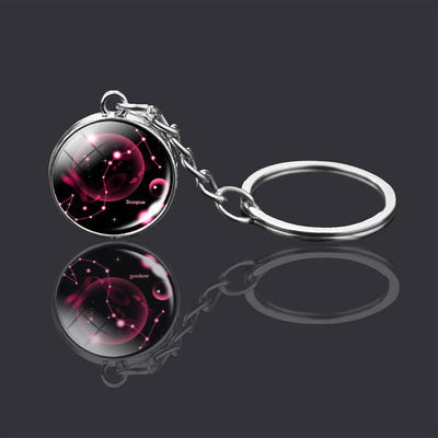 Glass 12 Stars Zodiac Starry Necklace