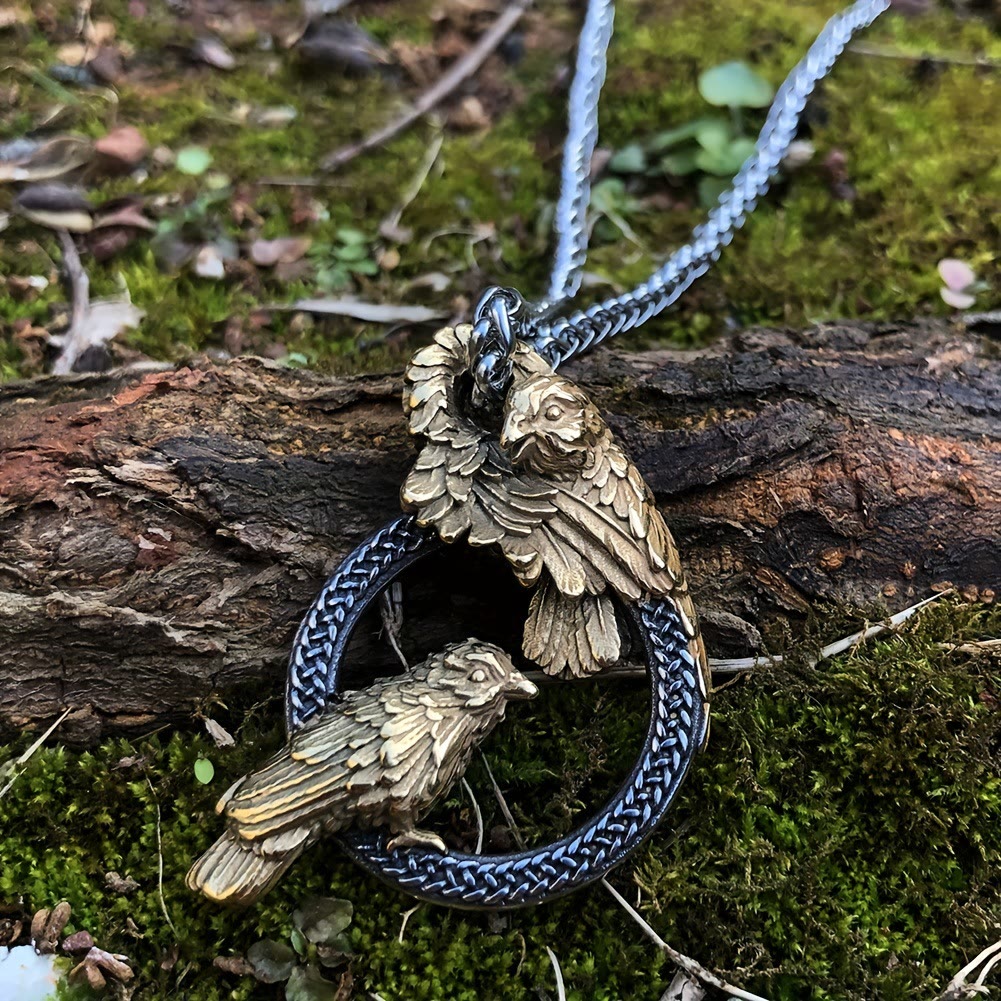 Chain of Divine Ravens Necklace