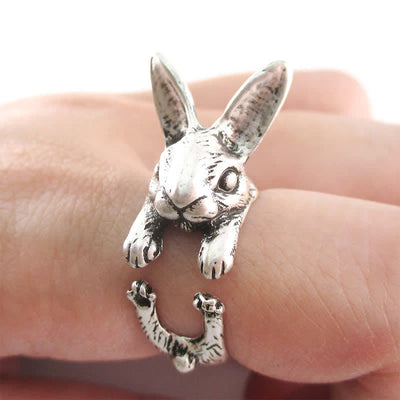 Cute Peter Rabbit Bunny Animal Ring