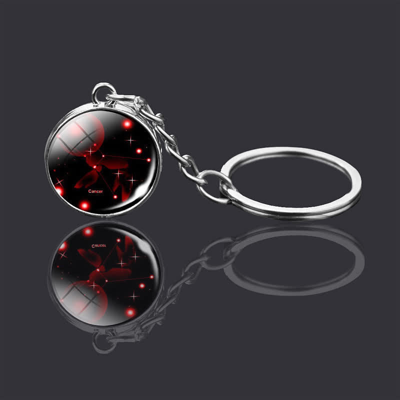 Glass 12 Stars Zodiac Starry Necklace