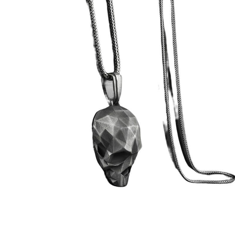 Men's Punk Geometric Skull Necklace