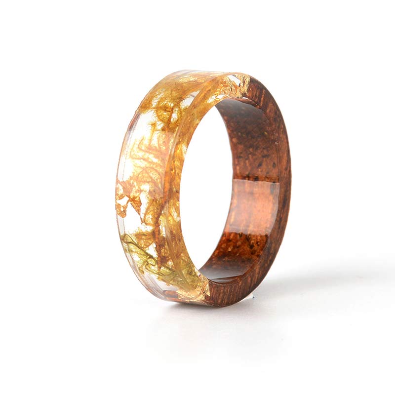 Olivenorma Intellectual & Optimistic - Handmade Wood Ring