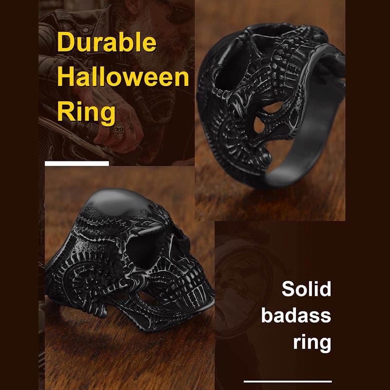 Gothic Stainless Steel Special Skull Ring