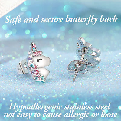 FREE Today: "You Are Magical" - Unicorn Princess Earrings and Necklace