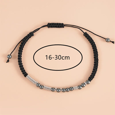 Handmade Love You Mom Morse Code Adjustable Bracelet