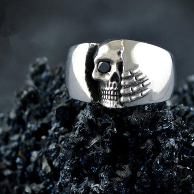 Men's Punk Retro Skull Ring