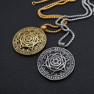 Men's Constellation Amulet Solomon Necklace
