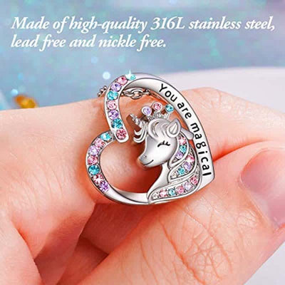 FREE Today: "You Are Magical" - Unicorn Princess Earrings and Necklace