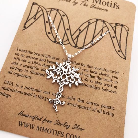 Sterling Silver DNA Tree of Life Necklace