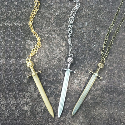 "Sword of Damocles" - Glow in The Dark Sword Necklace