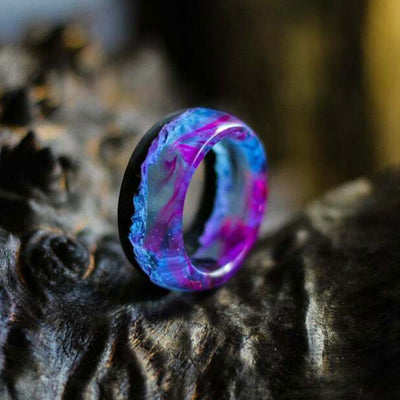 Limited Sale - Wood Resin Glow Ring