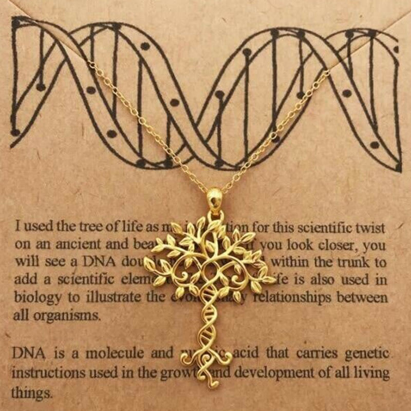 Sterling Silver DNA Tree of Life Necklace