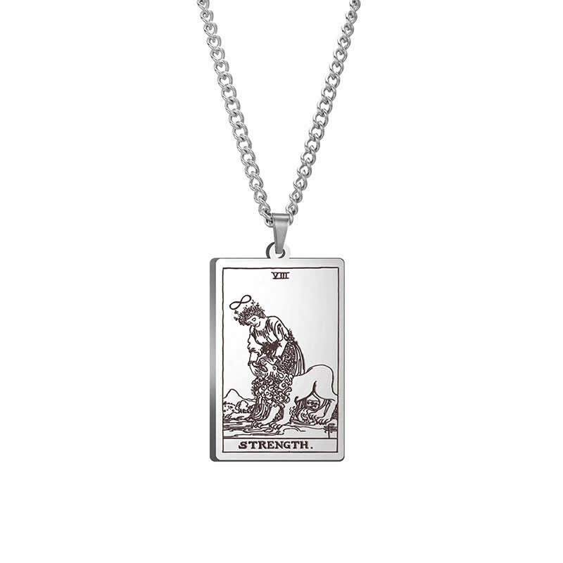 The Major Arcana Dainty Tarot Card Necklace