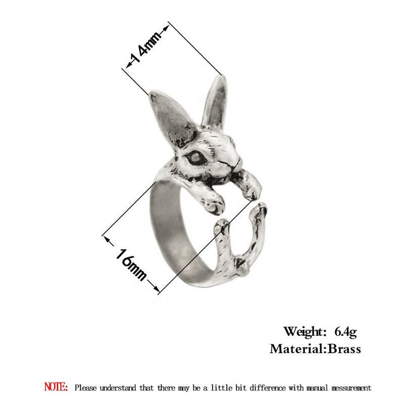 Cute Peter Rabbit Bunny Animal Ring