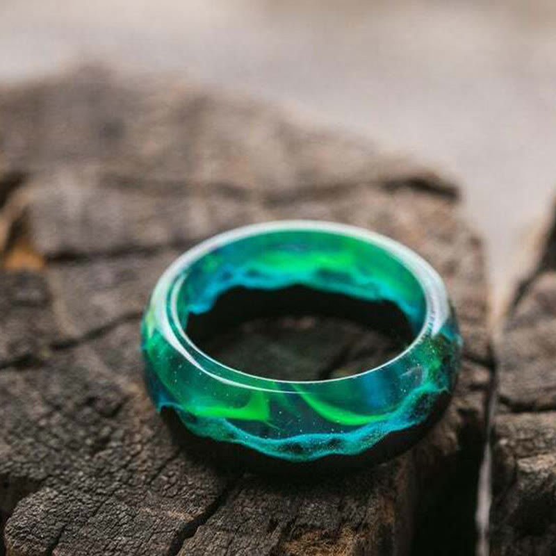 Limited Sale - Wood Resin Glow Ring