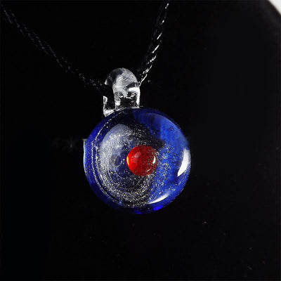 Cosmic Nebula Element Glass Necklace