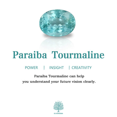 Paraiba Tourmaline Stone Wolf Totem Ring