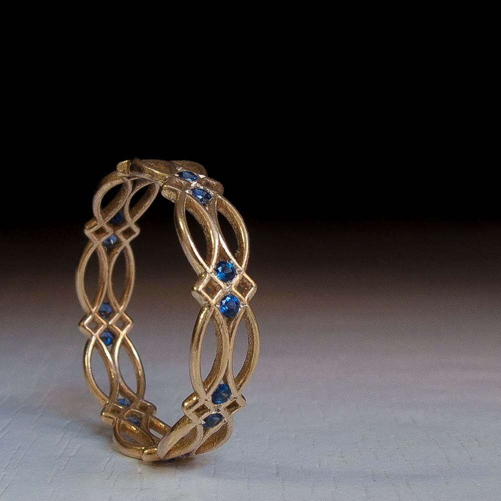 "Eternal Love" Creative Sapphire Ring
