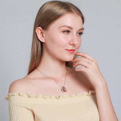 Cardinal Heart Pendant Necklace🎁The Best Gifts For Your Loved Ones