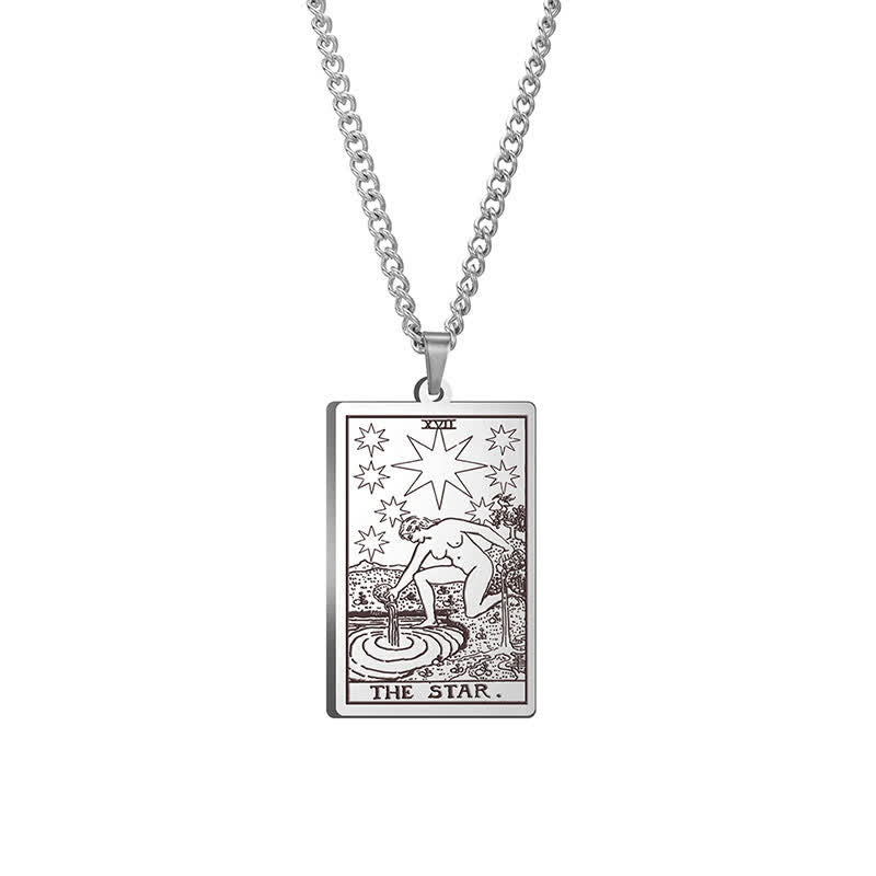 The Major Arcana Dainty Tarot Card Necklace