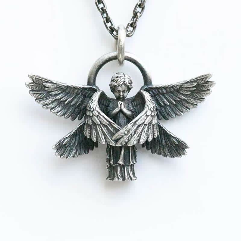 FREE Today: Guardian Angel - Seraphim Angel Wings Necklace