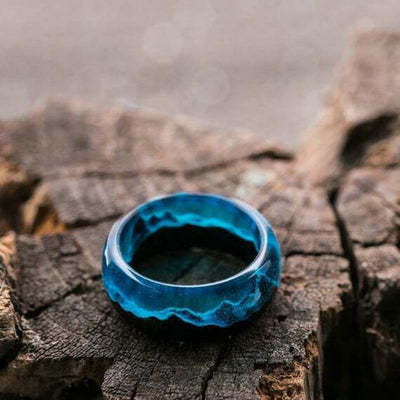 Limited Sale - Wood Resin Glow Ring