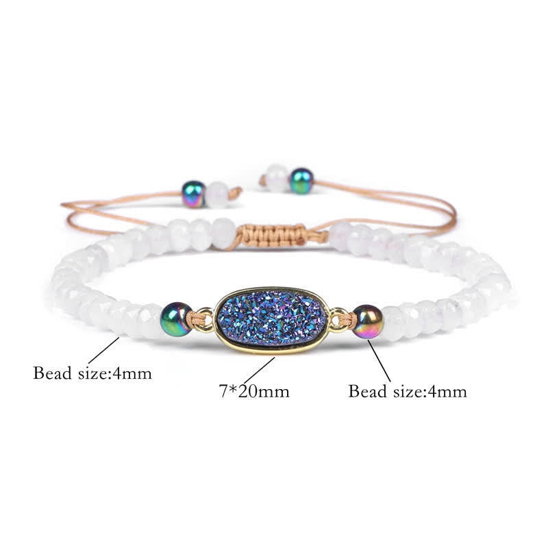 Olivenorma Faceted Natural Crystal Bracelet