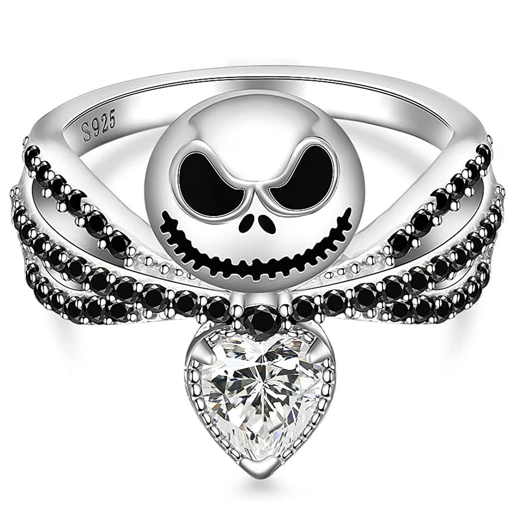 Creative Skull Heart Love Ring
